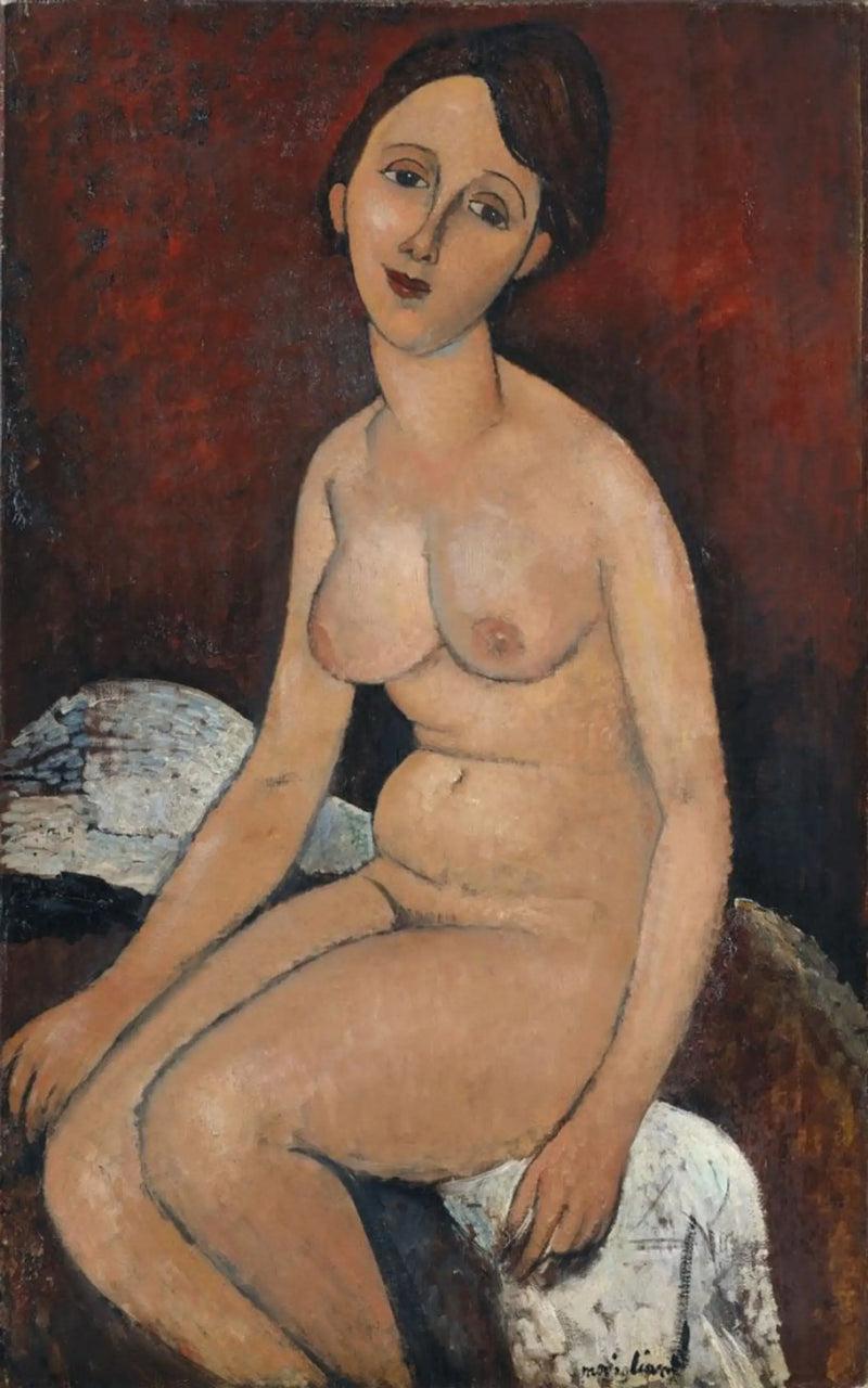 Nå sitter - Amedeo Modigliani