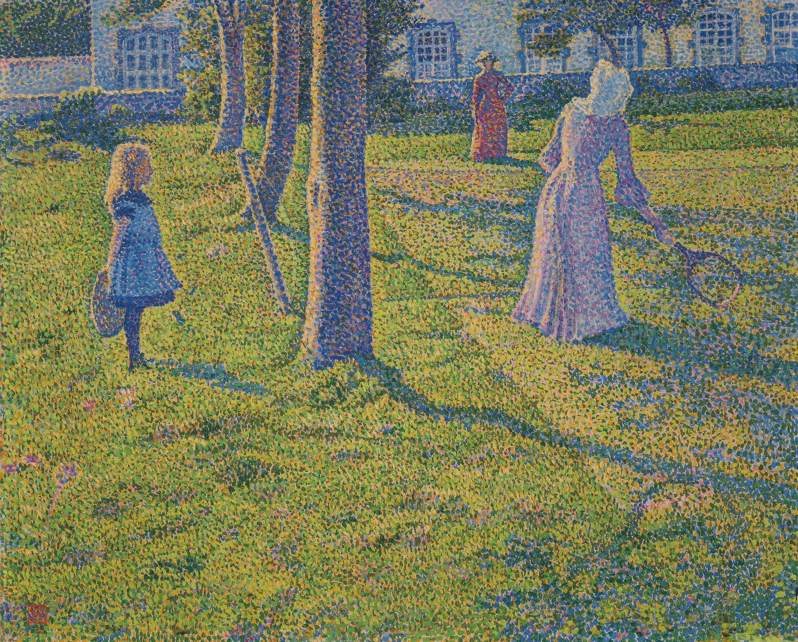 À Thuin ou la fête de tennis - Théo van Rysselberghe - Alpha Reproduction