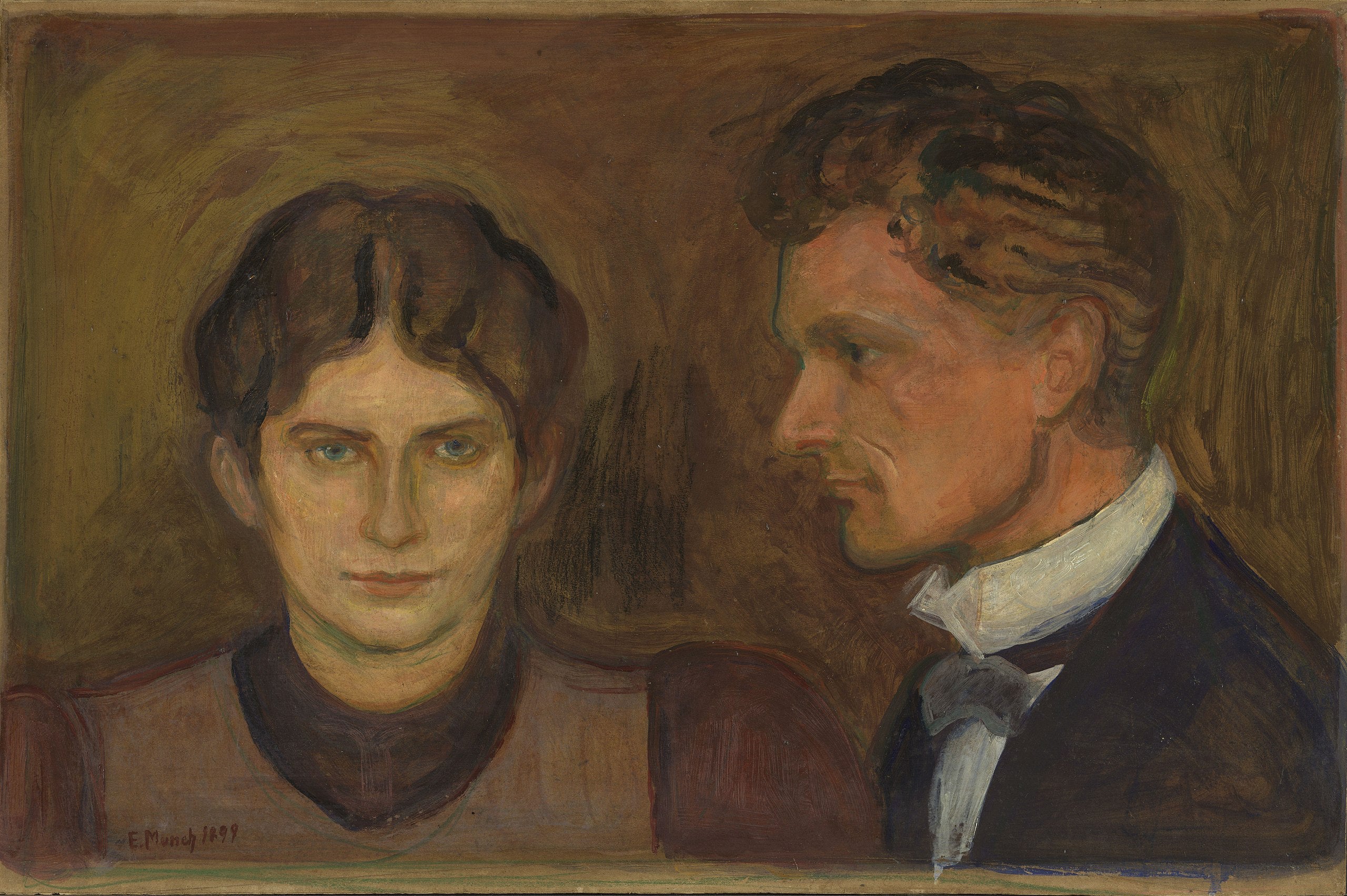 Aase og Harald Nørregaard - Edvard Munch