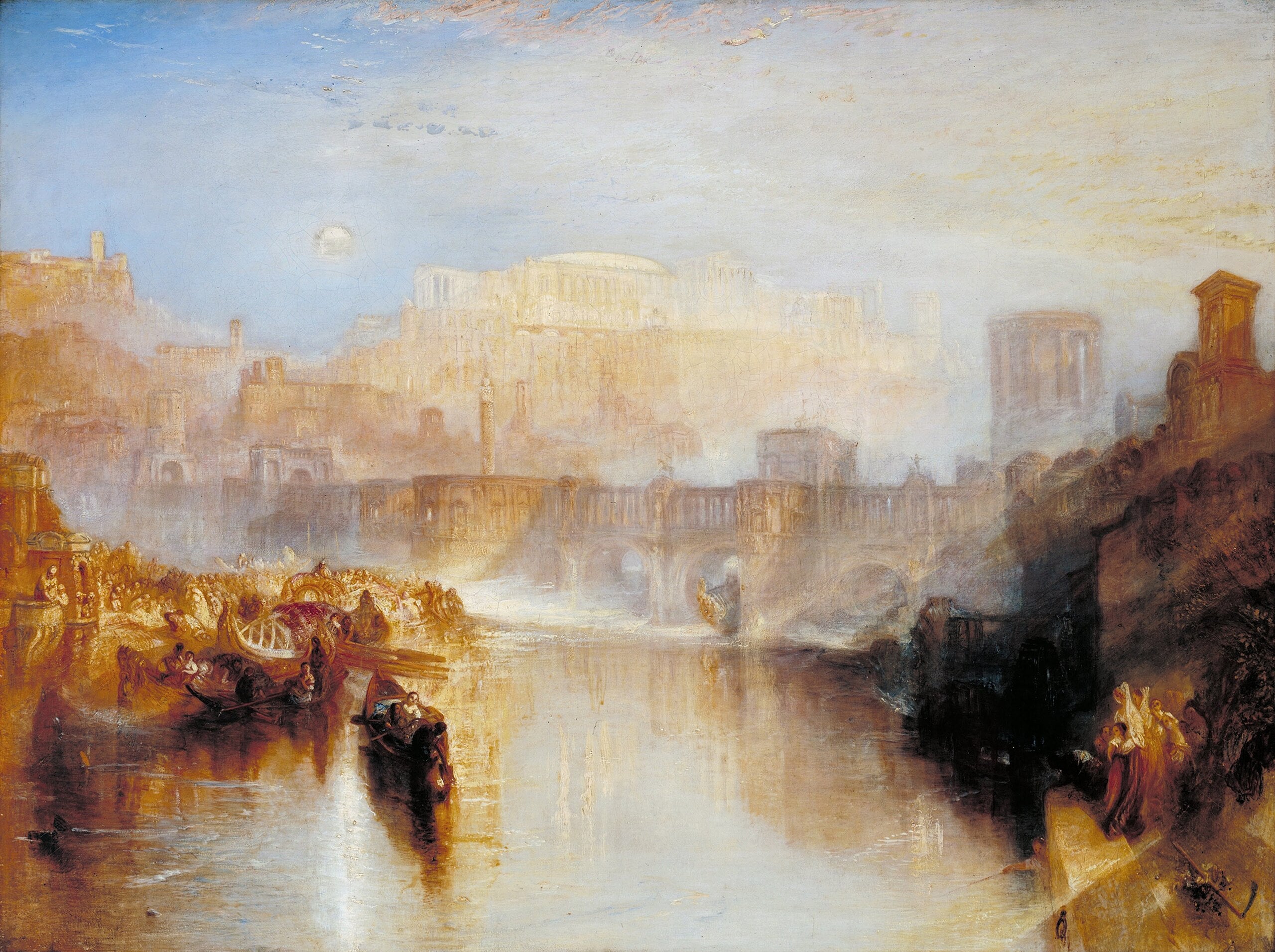 Agrippina lander med asken av Germanicus - J. M. W. Turner