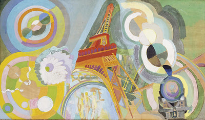 Reproduction du tableau « Air, fer et eau - Robert Delaunay » par Alpha Reproduction en peinture à l’huile