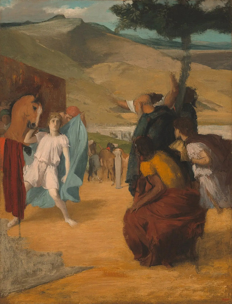 Alexandre og Bucephalus - Edgar Degas