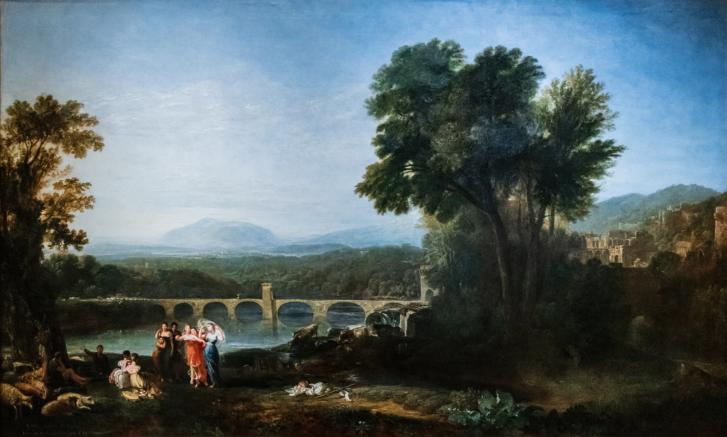 Reproduction du tableau « Apullia in Search of Appullus - J. M. W. Turner » par Alpha Reproduction en peinture à l’huile