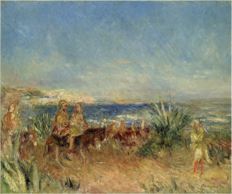 Arabere på esler - Pierre-Auguste Renoir
