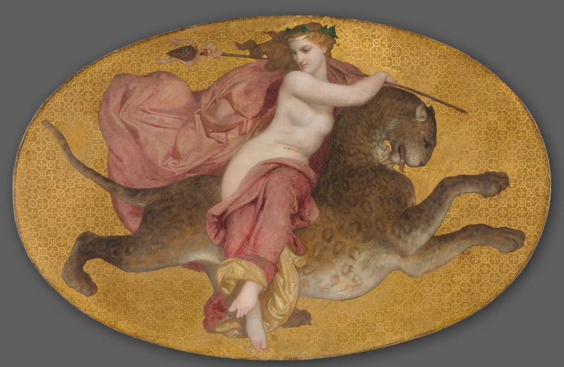 Bacchante på en panter - Bouguereau