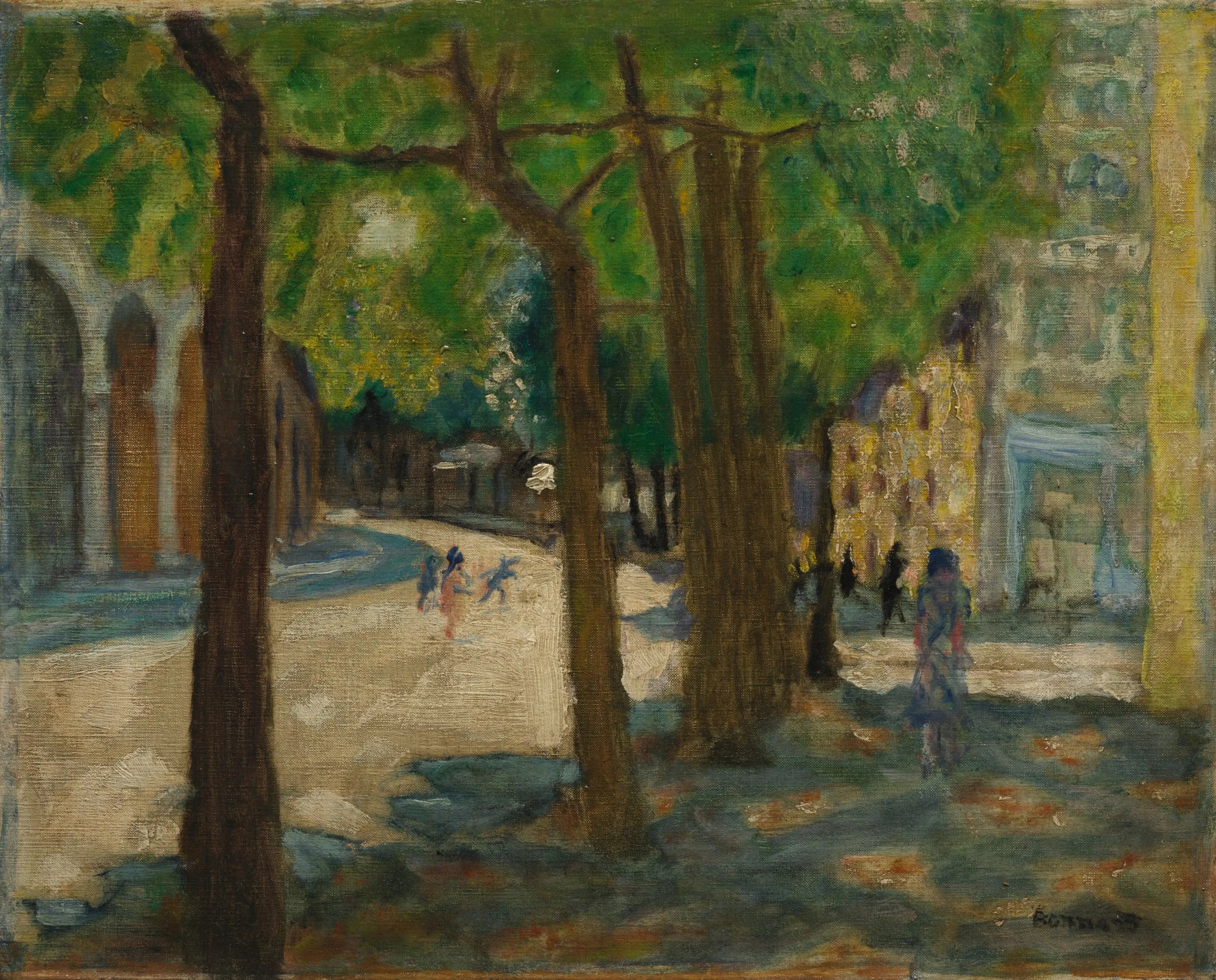 Reproduction du tableau « Boulevard Exelmans, Paris - Pierre Bonnard » par Alpha Reproduction en peinture à l’huile
