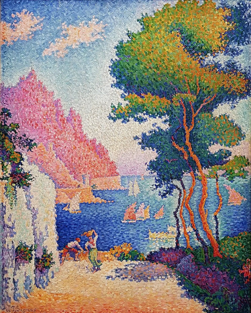 Capo di Noli, nær Genova - Paul Signac