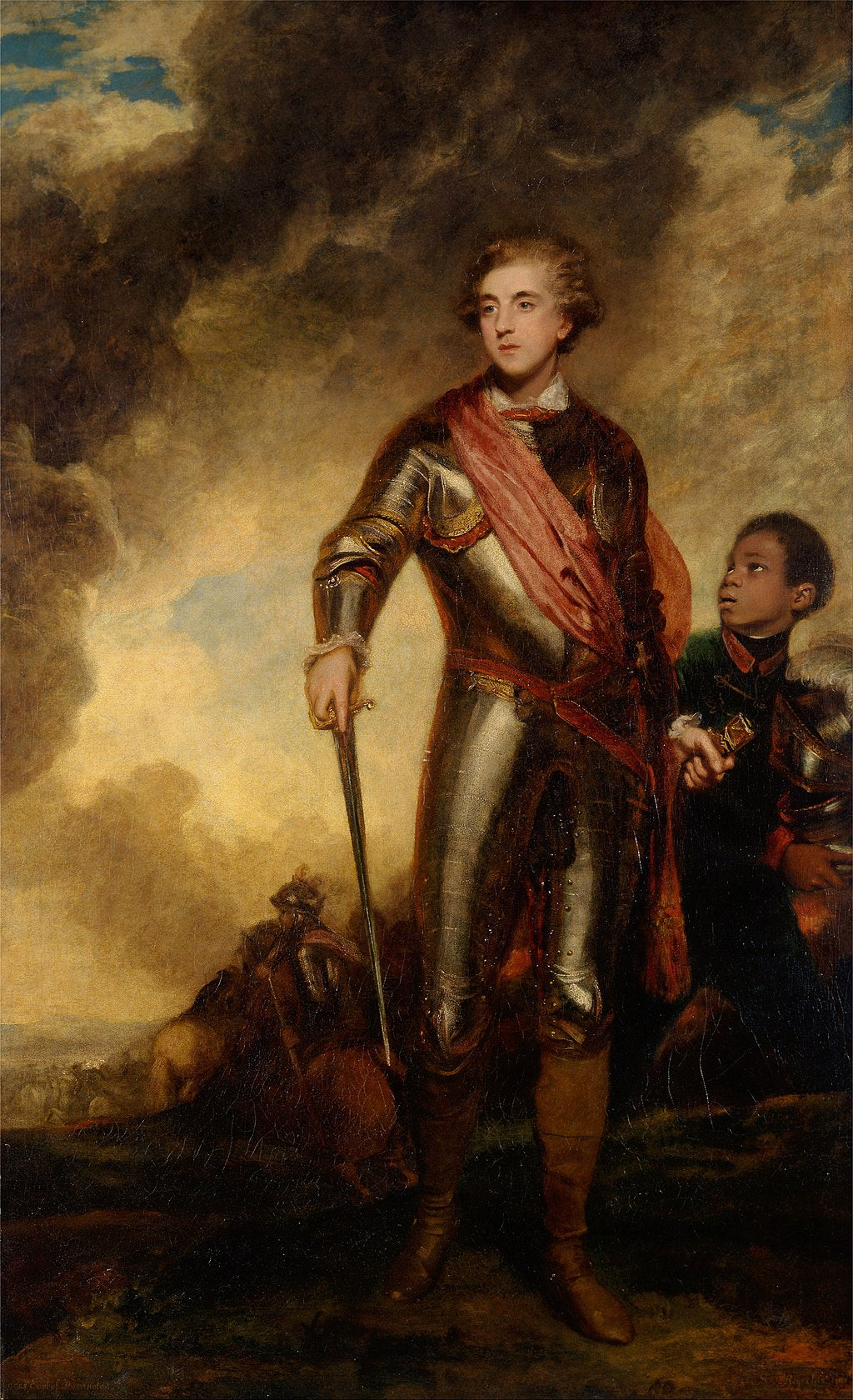 Charles Stanhope, troisième comte de Harrington, et Marcus Richard Fitzroy Thomas - Joshua Reynolds