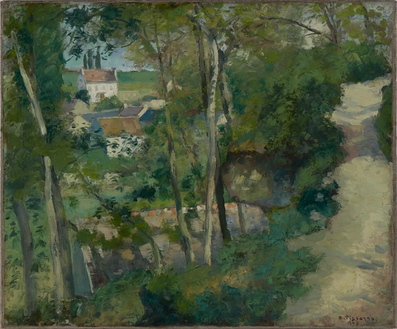 Oppoverbakke, rue de la Côte-du-Jalet, Pontoise - Camille Pissarro