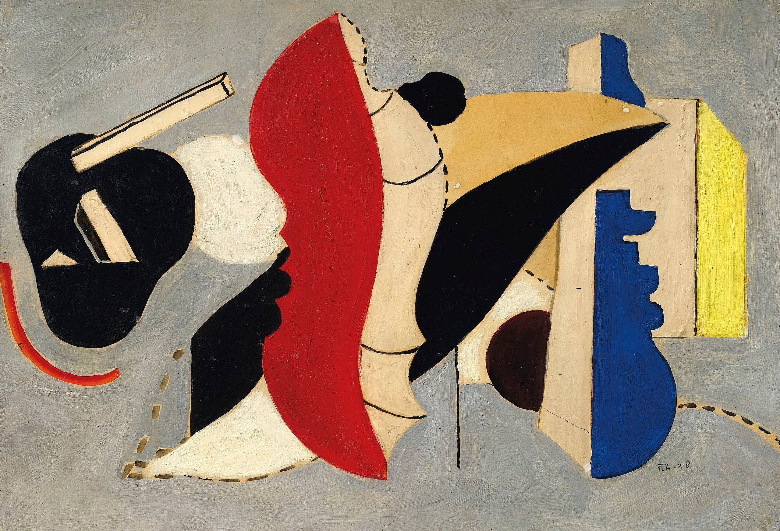 Coquillage rouge - Fernand Léger