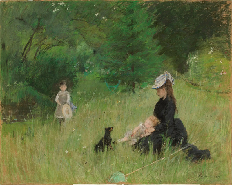 I parken - Berthe Morisot