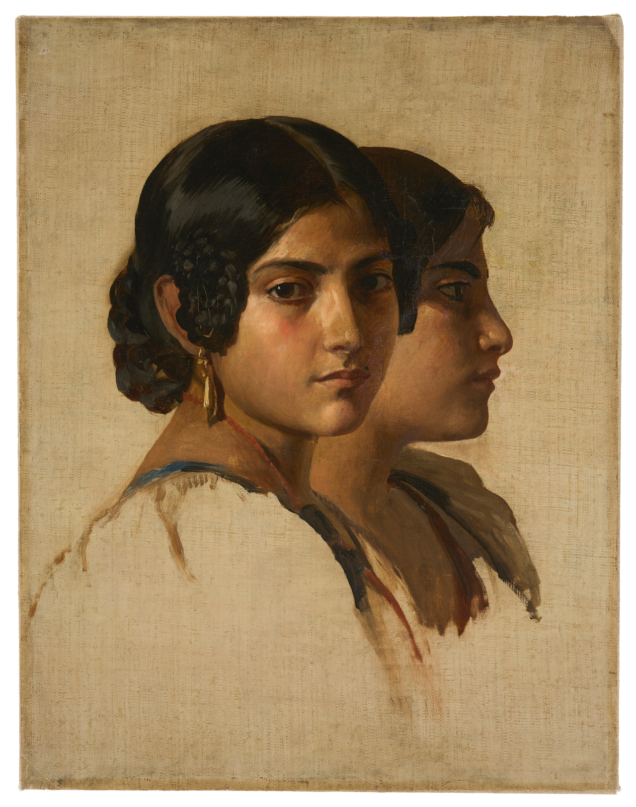 Étude d'une jeune fille italienne - Franz Xaver Winterhalter