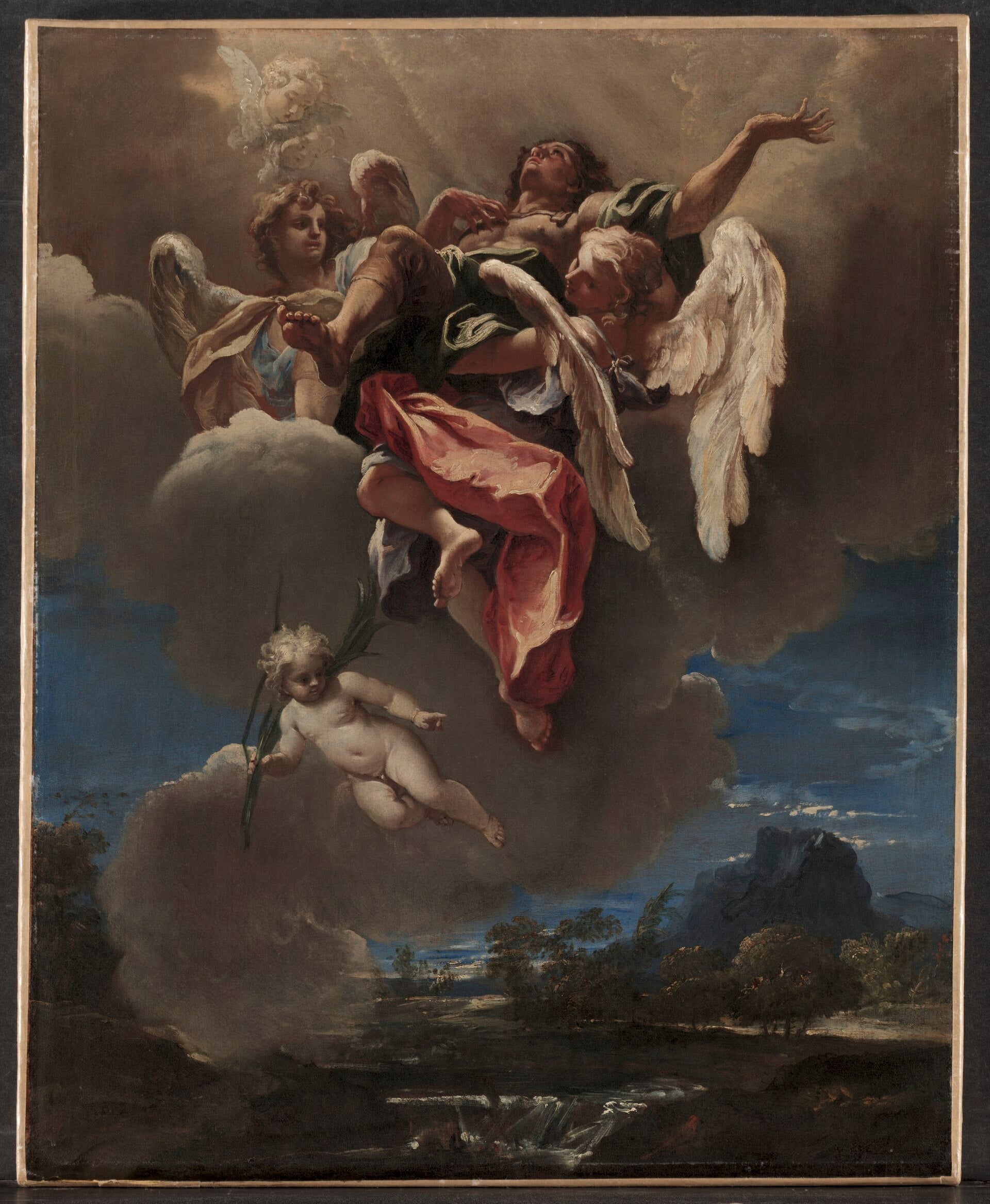 Étude pour « Une apothéose d’un saint » (pour San Bernardino dei Morti Milan) - Sebastiano Ricci - Alpha Reproduction