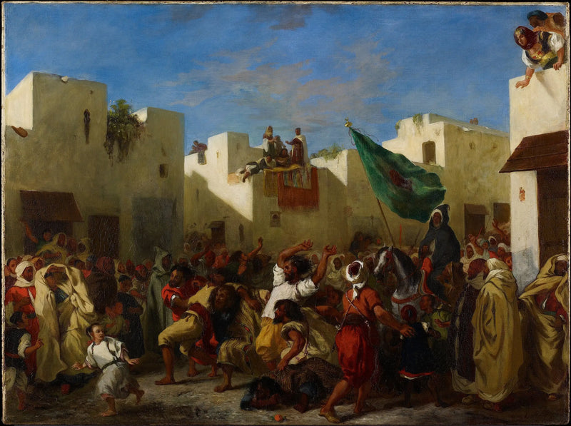 Fanatikere fra Tanger - Eugène Delacroix