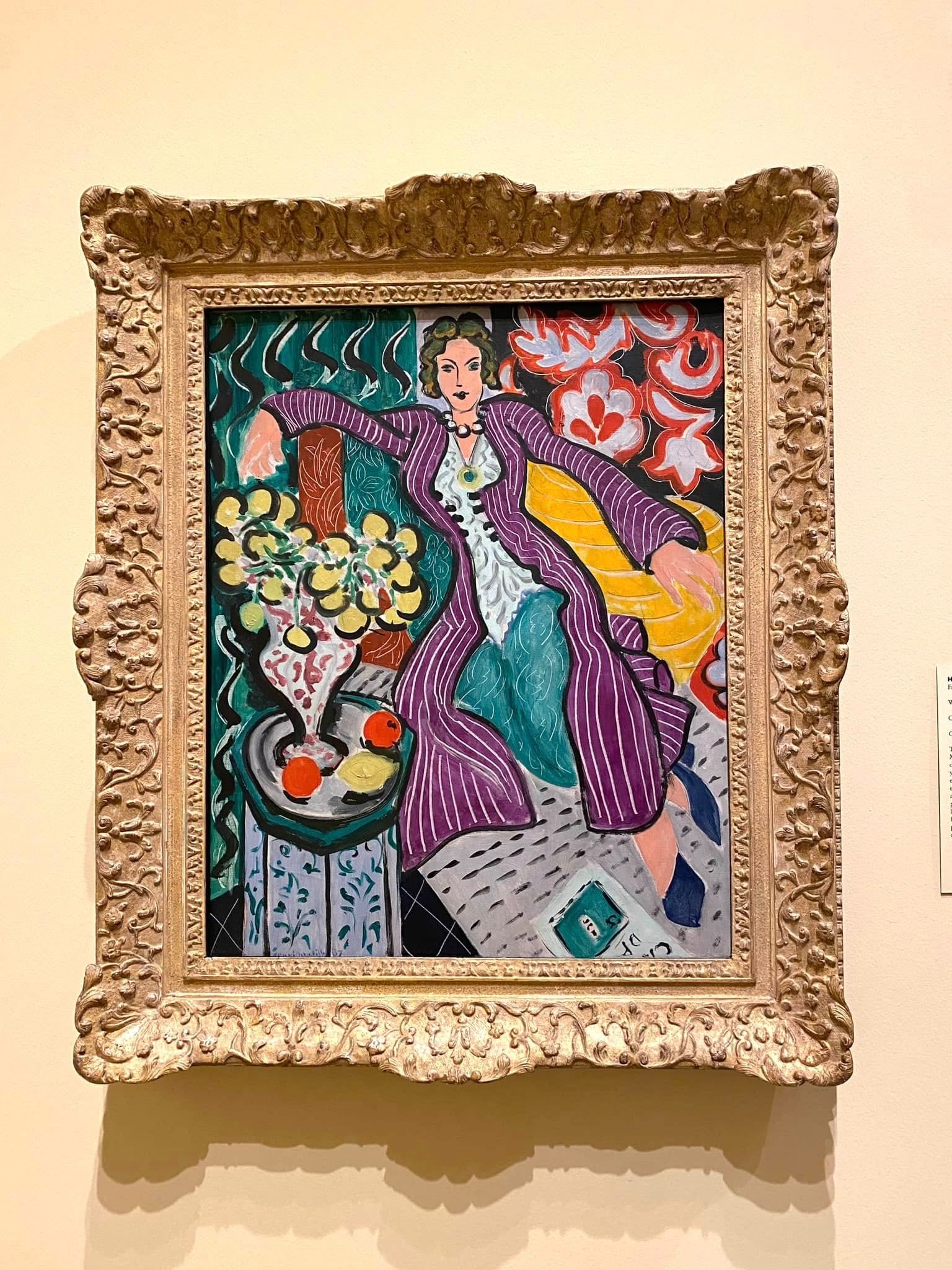 Kvinne i lilla frakk - Henri Matisse