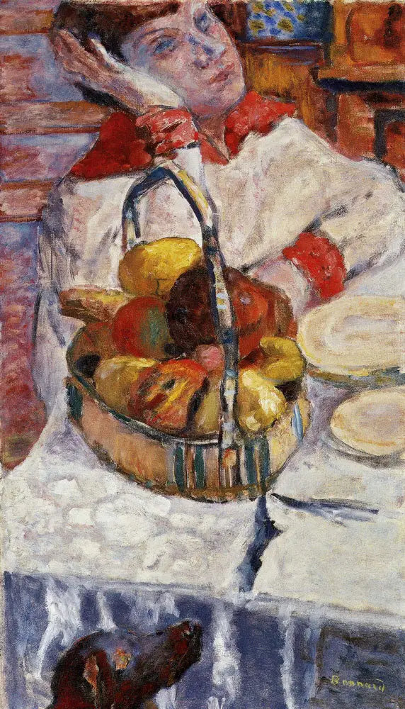 Kvinne med fruktkurv - Pierre Bonnard