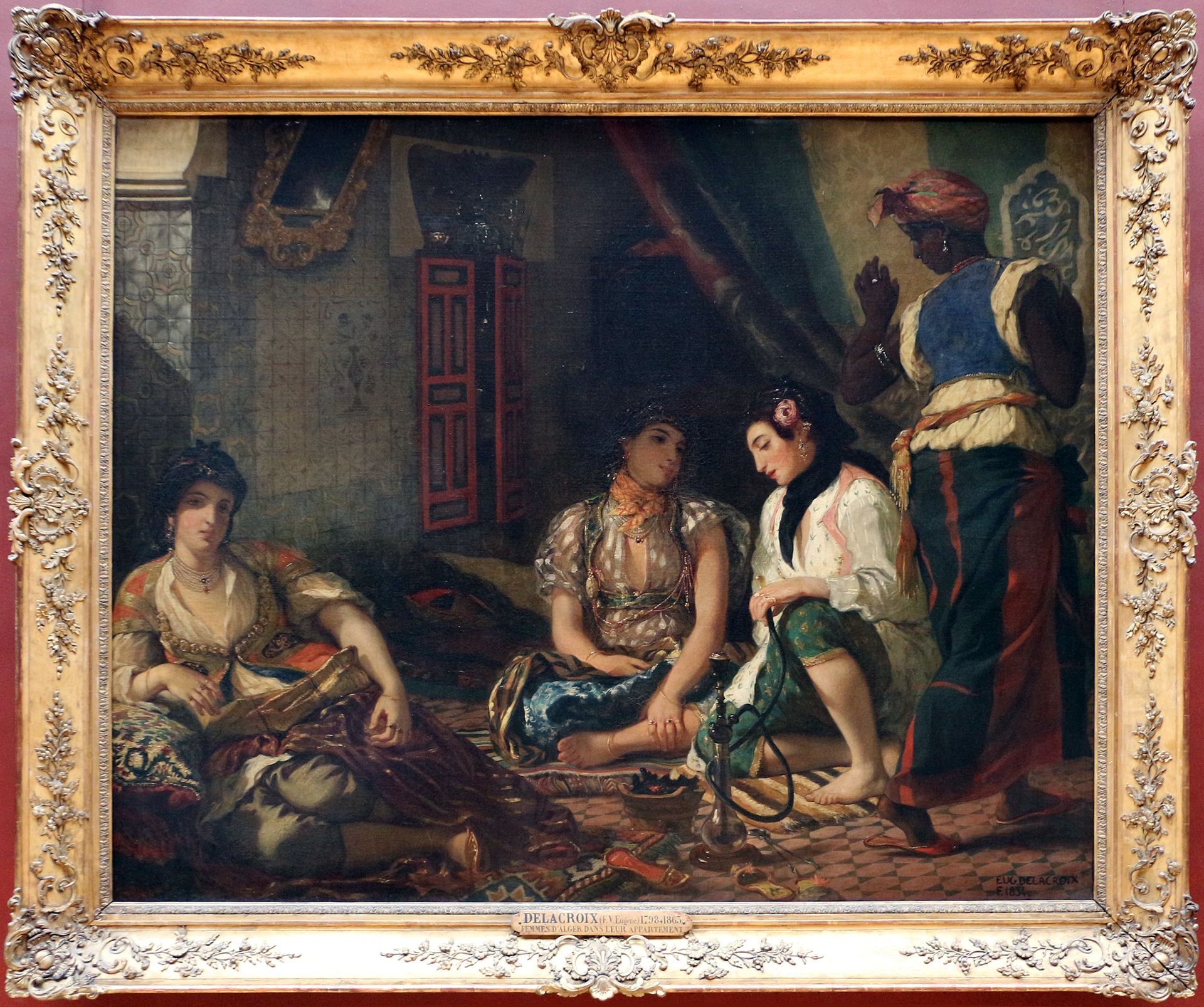 Algeriske kvinner i leiligheten deres - Eugène Delacroix