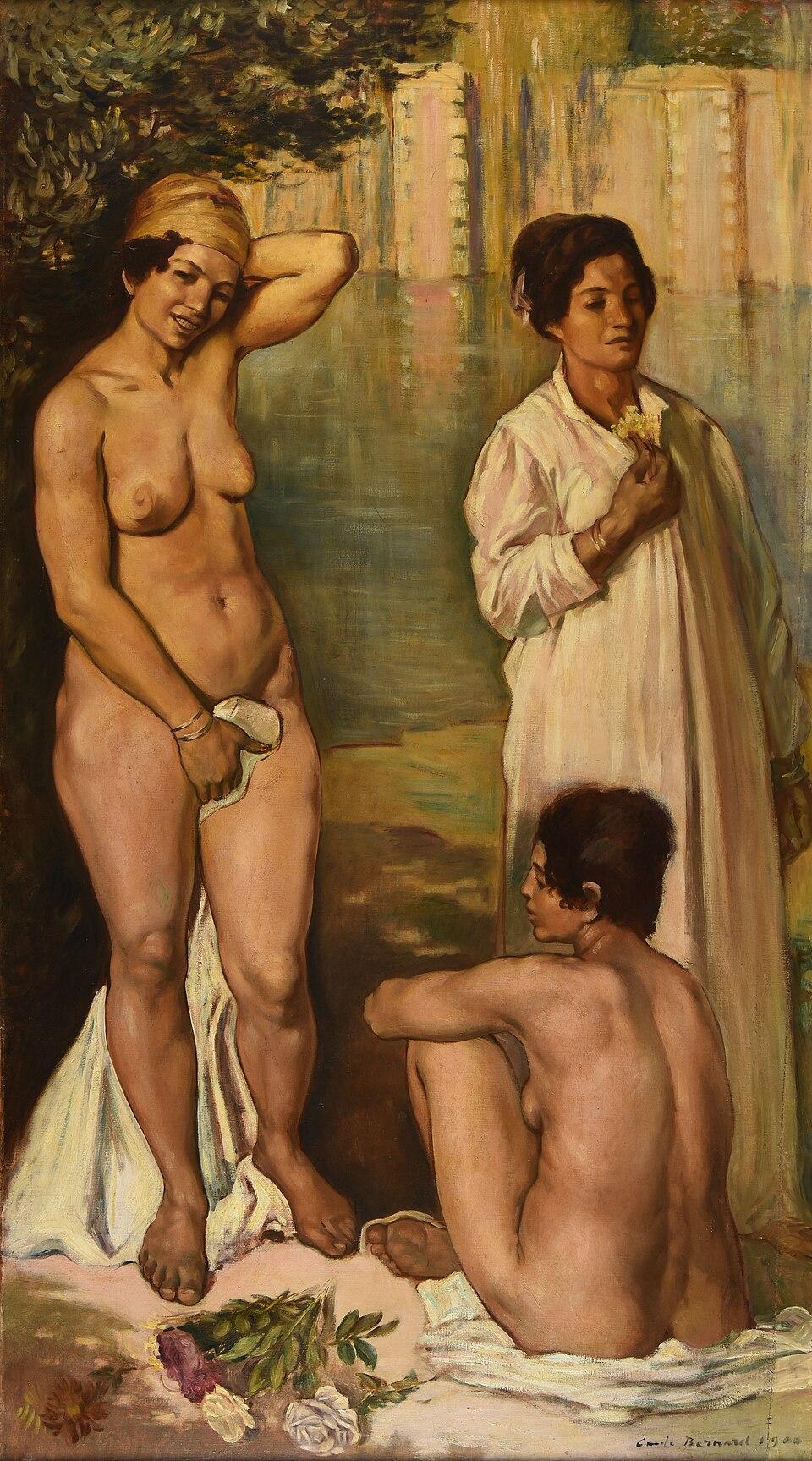 Femmes fellah au bain - Émile Bernard - Alpha Reproduction
