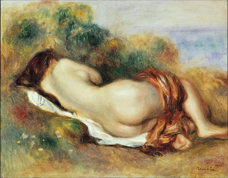 Nøgen kvinder liggende - Pierre-Auguste Renoir