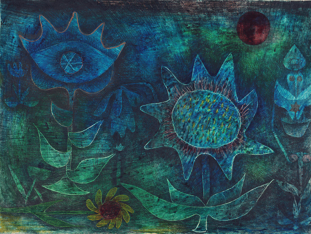 Blomster i natten - Paul Klee