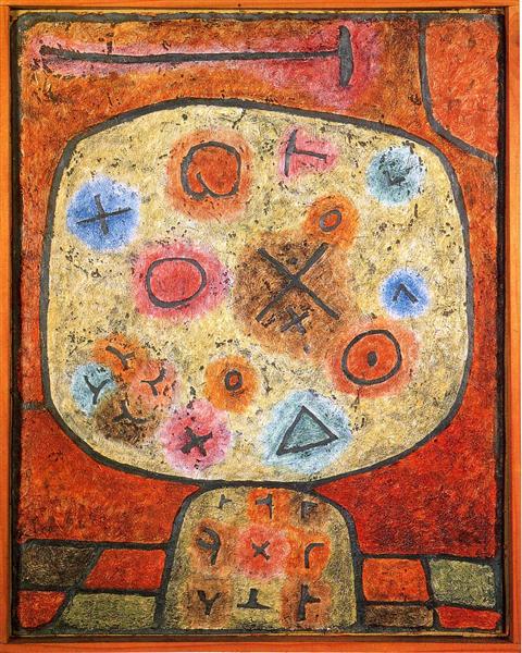 Blomster i stein - Paul Klee