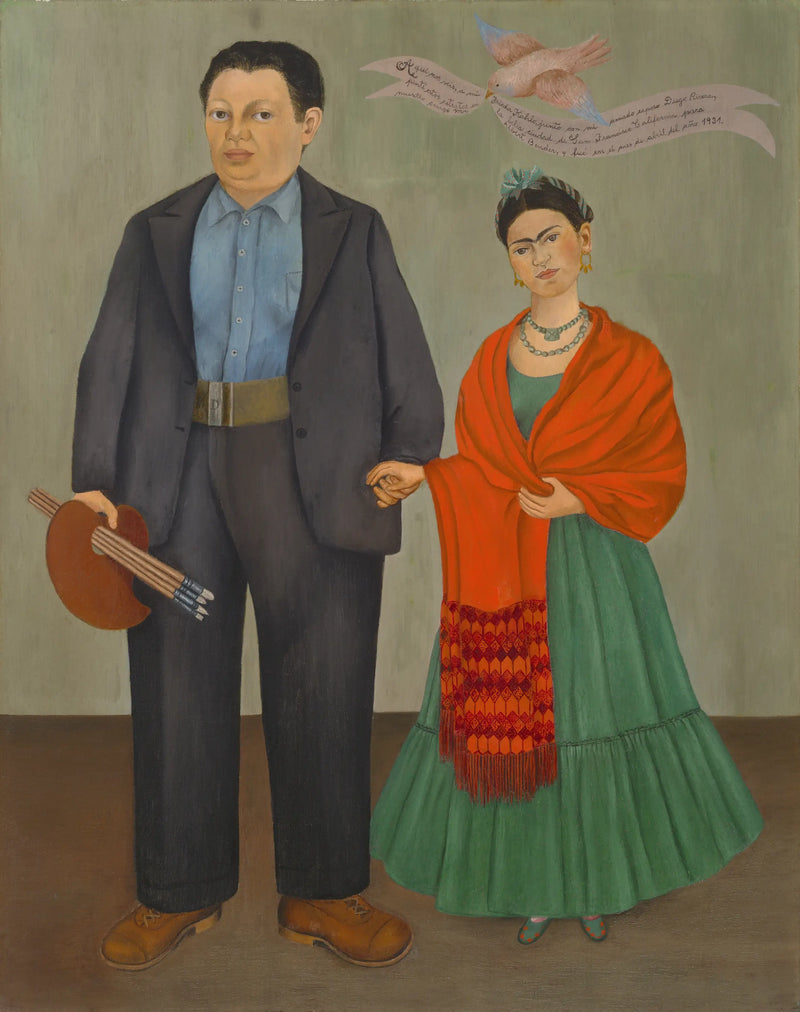 Frida og Diego Rivera - Frida Kahlo