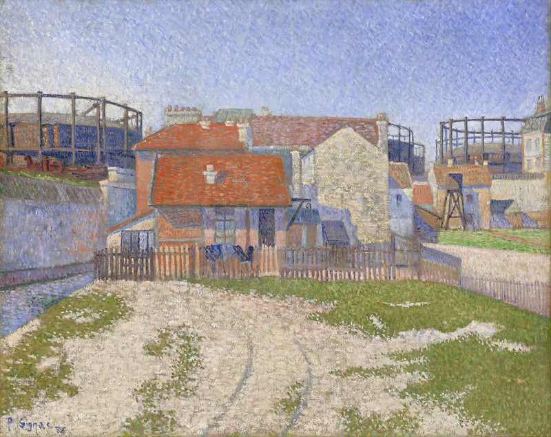 Gassometre i Clichy - Paul Signac