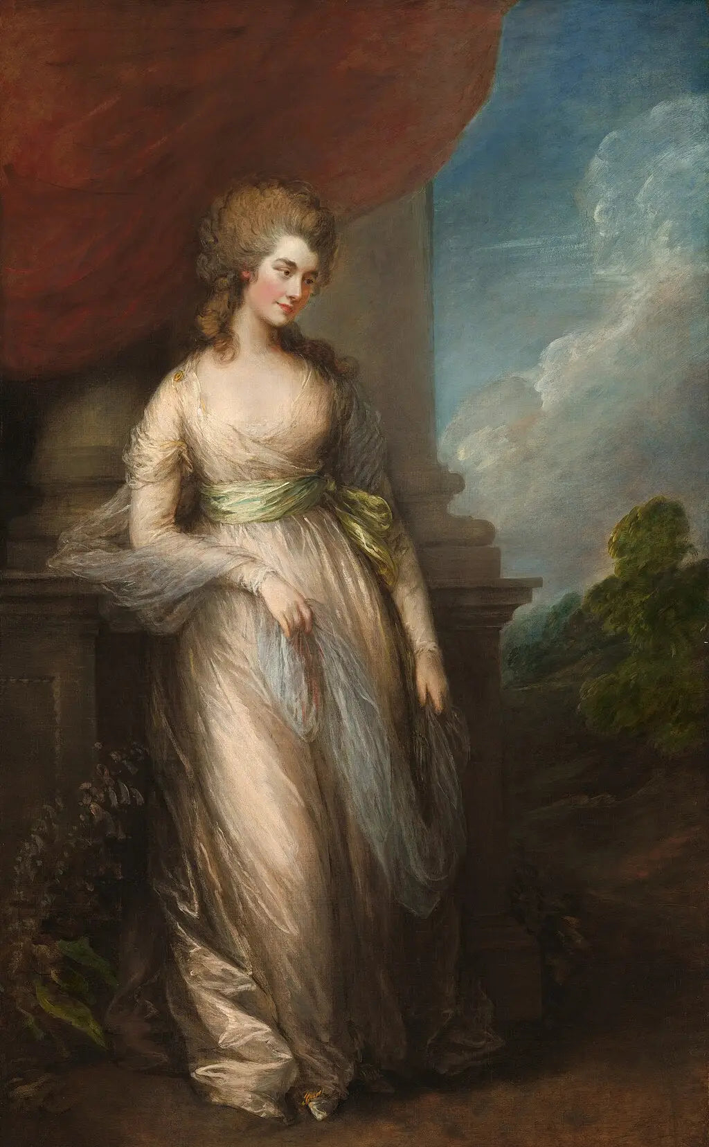 Georgiana duchesse de Devonshire - Thomas Gainsborough - Alpha Reproduction