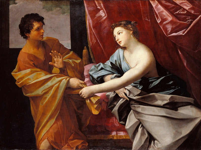 Joseph og Potifars kone - Guido Reni