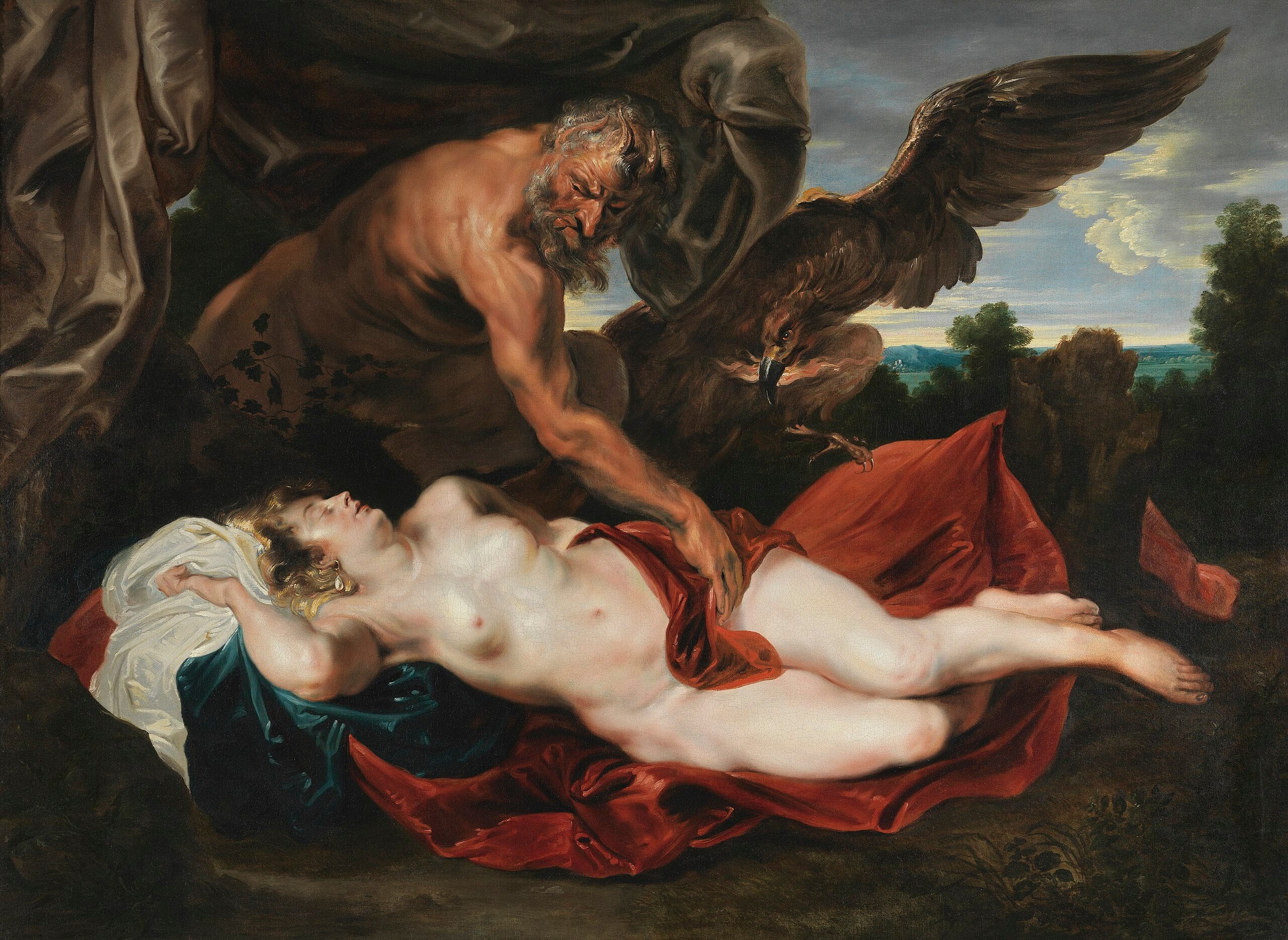 Jupiter et Antiope - Antoine van Dyck