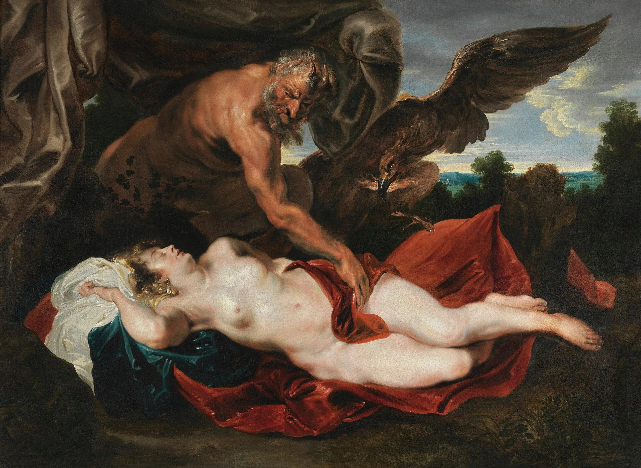 Jupiter et Antiope - Antoine van Dyck - Alpha Reproduction