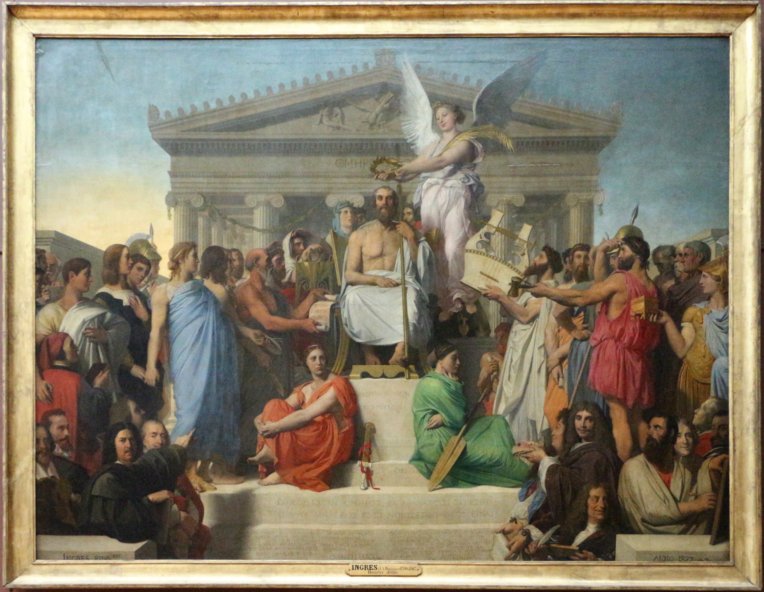 Homers Apoteose - Jean-Auguste-Dominique Ingres
