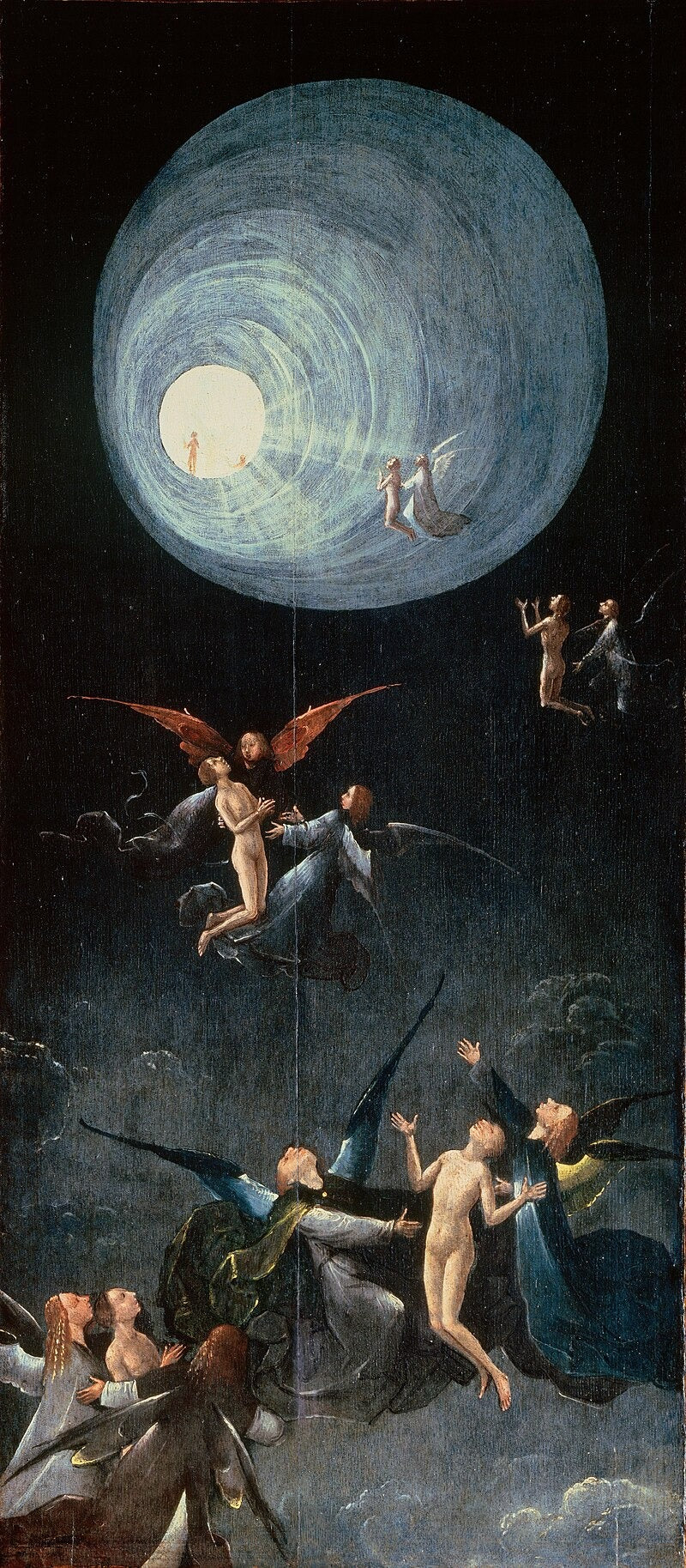 De utvalgte oppstigning - Hieronymus Bosch