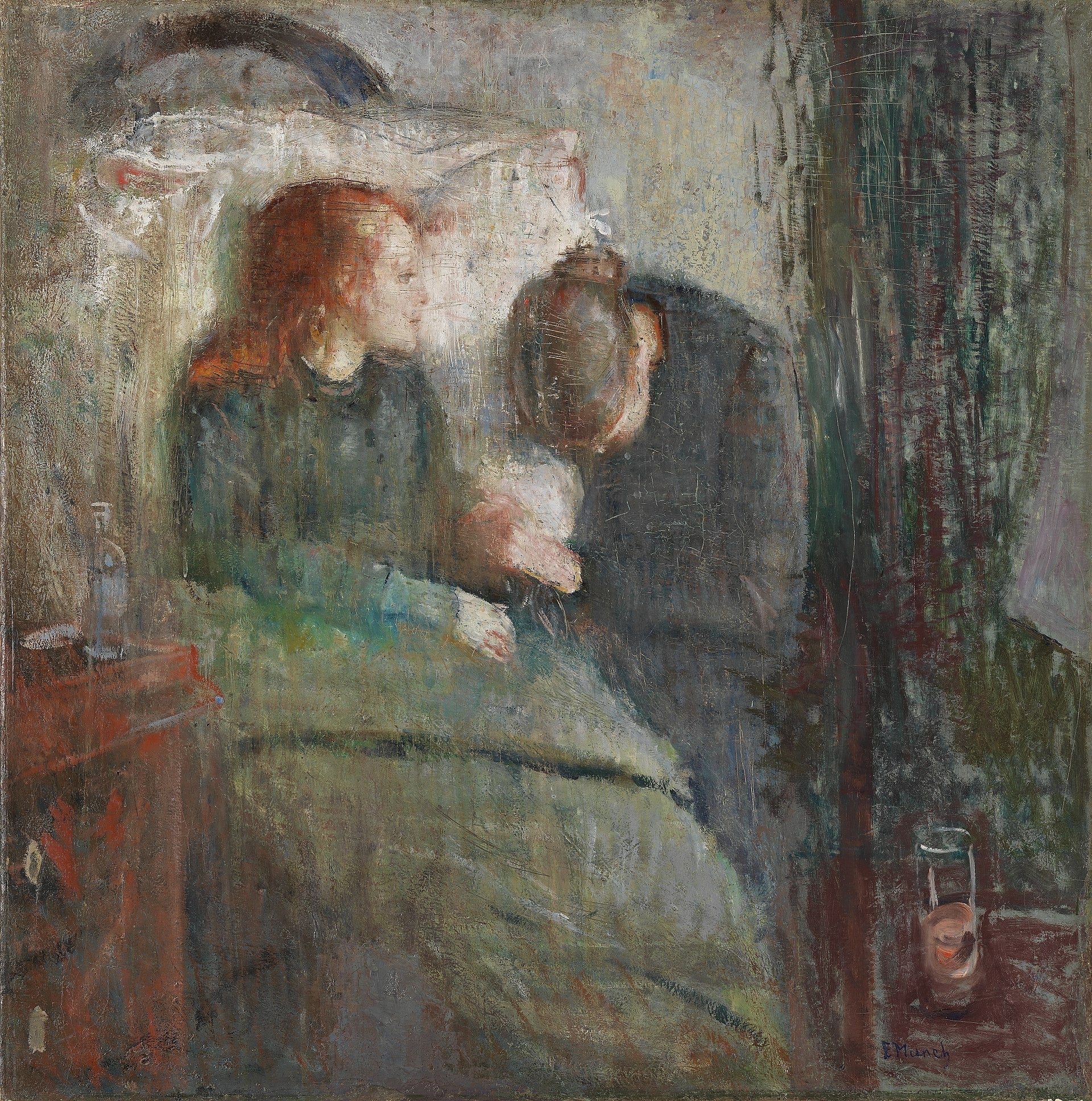 Den syke gutten - Edvard Munch