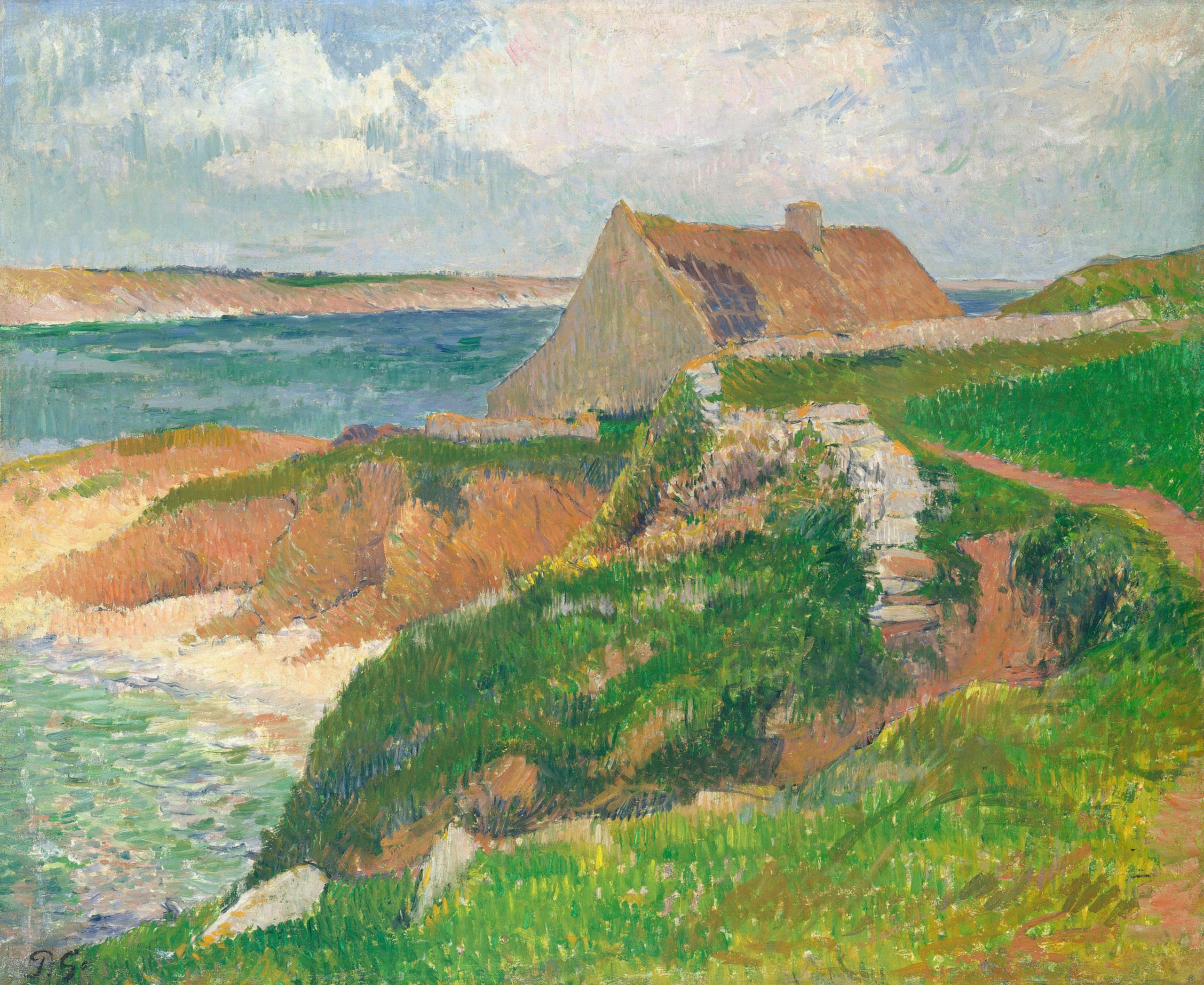 L’île de Raguenez en Bretagne - Henry Moret - Alpha Reproduction