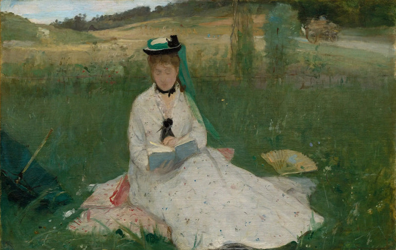 Den grønne parasollen - Berthe Morisot