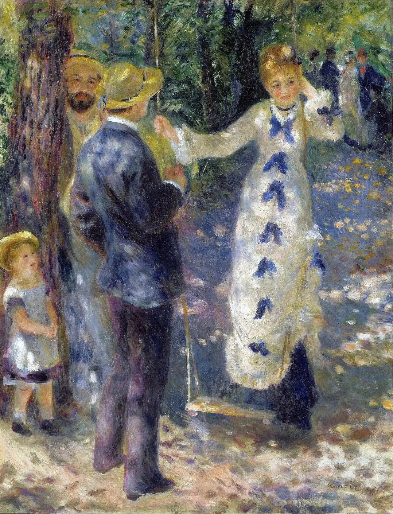 Reproduction du tableau « La Balançoire - Pierre-Auguste Renoir » par Alpha Reproduction en peinture à l’huile