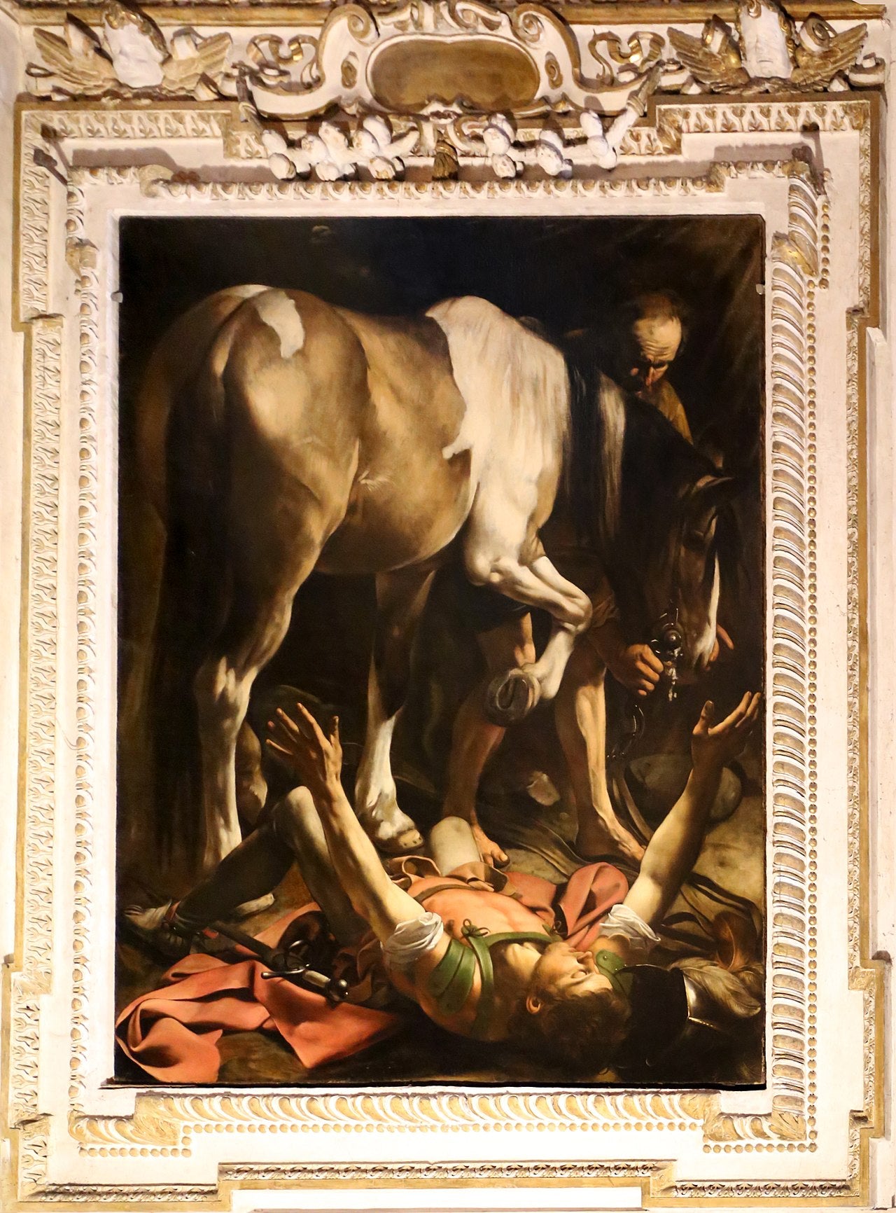 Konverteringen av Saint Paul på veien til Damaskus - Caravaggio