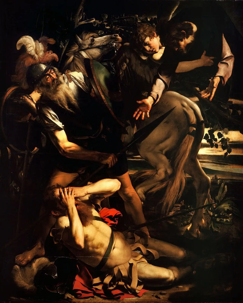 Konverteringen av saint Paul - Caravaggio