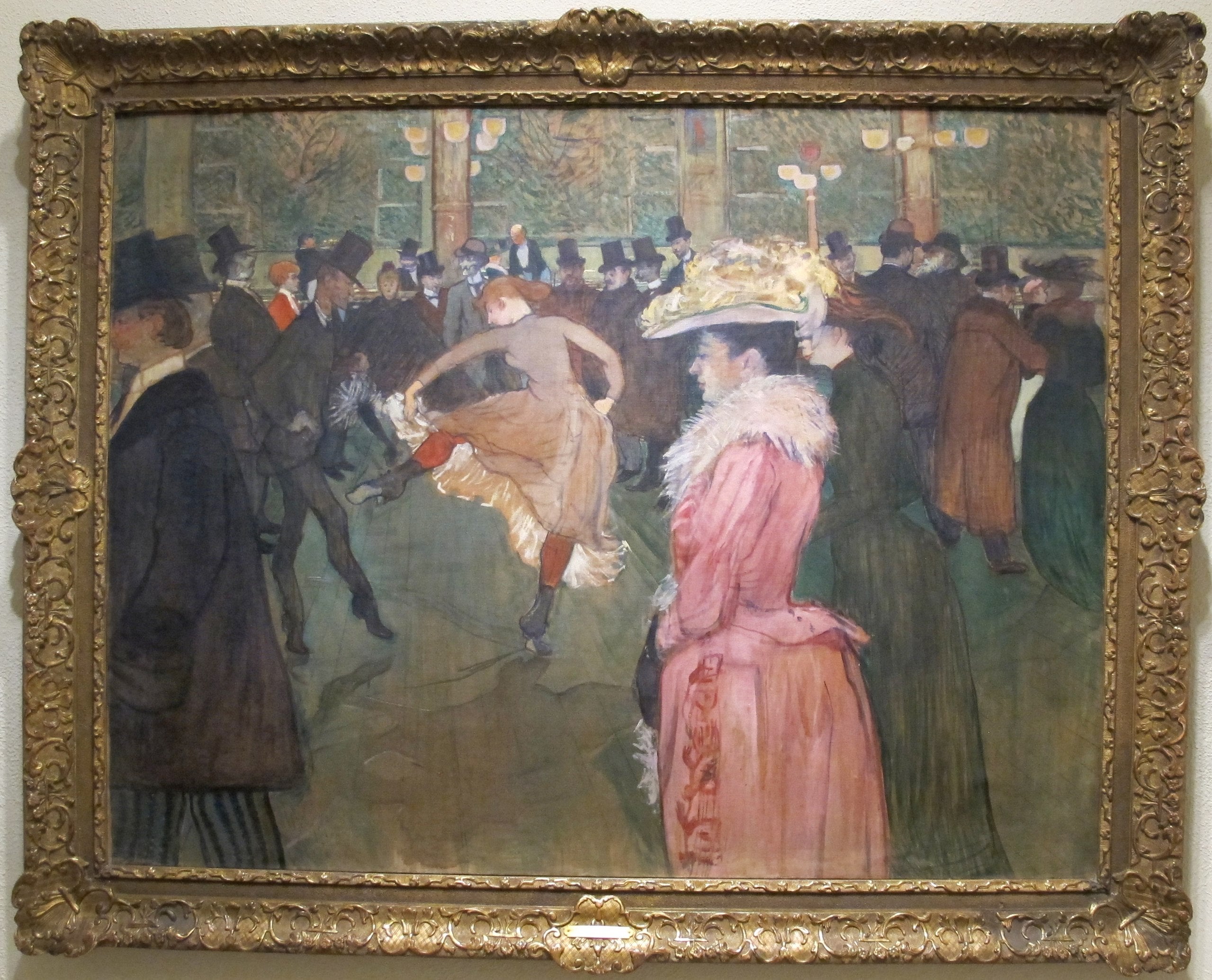 Dansen ved Moulin-Rouge - Henri de Toulouse-Lautrec