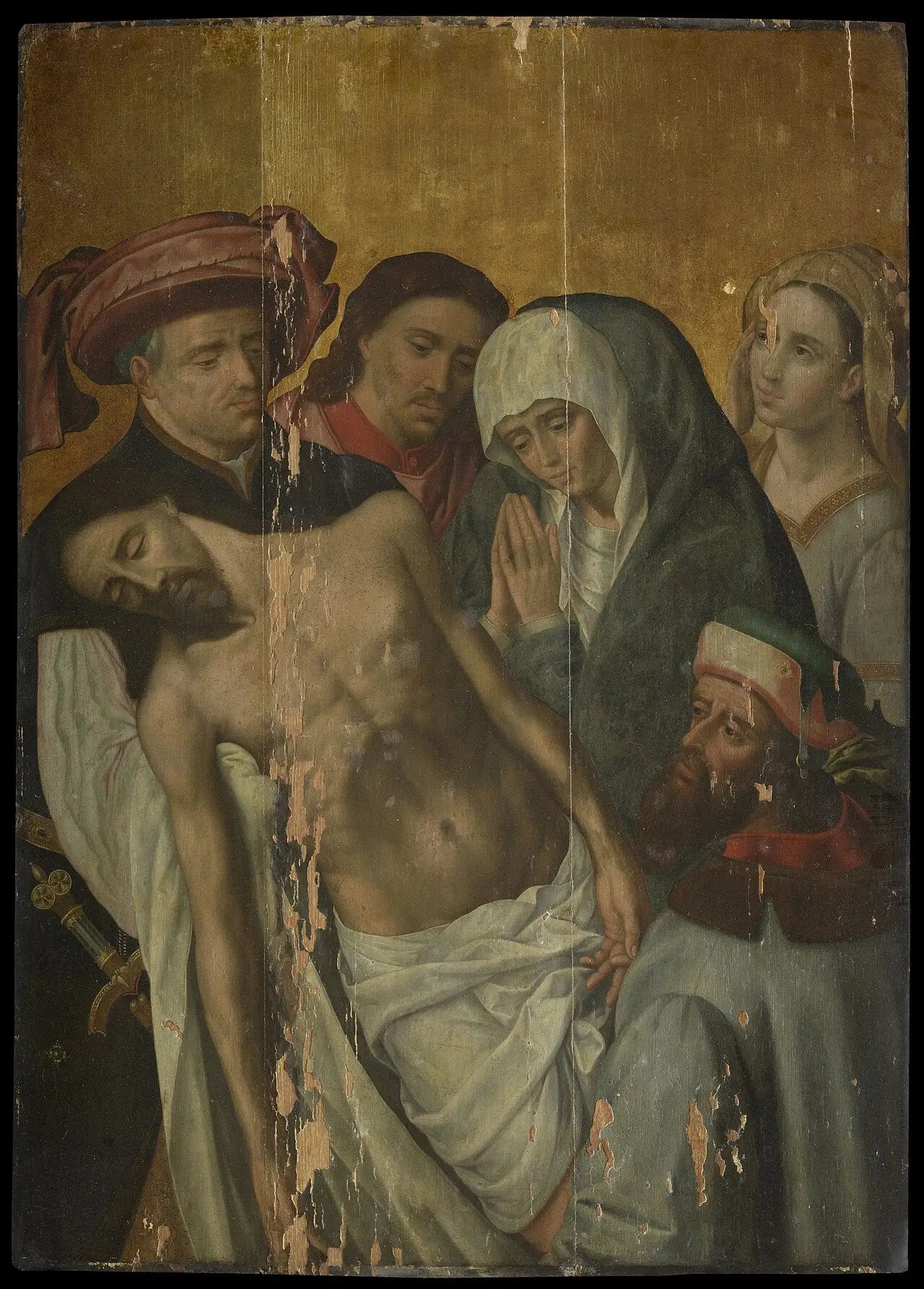 La Descente de croix - Hugo van der Goes - Alpha Reproduction