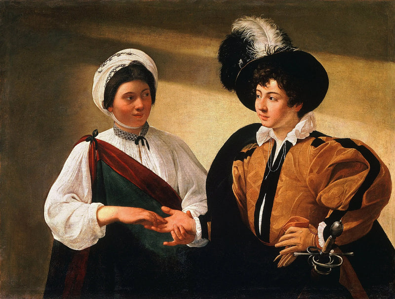 Den gode spådomskvinnen - Caravaggio