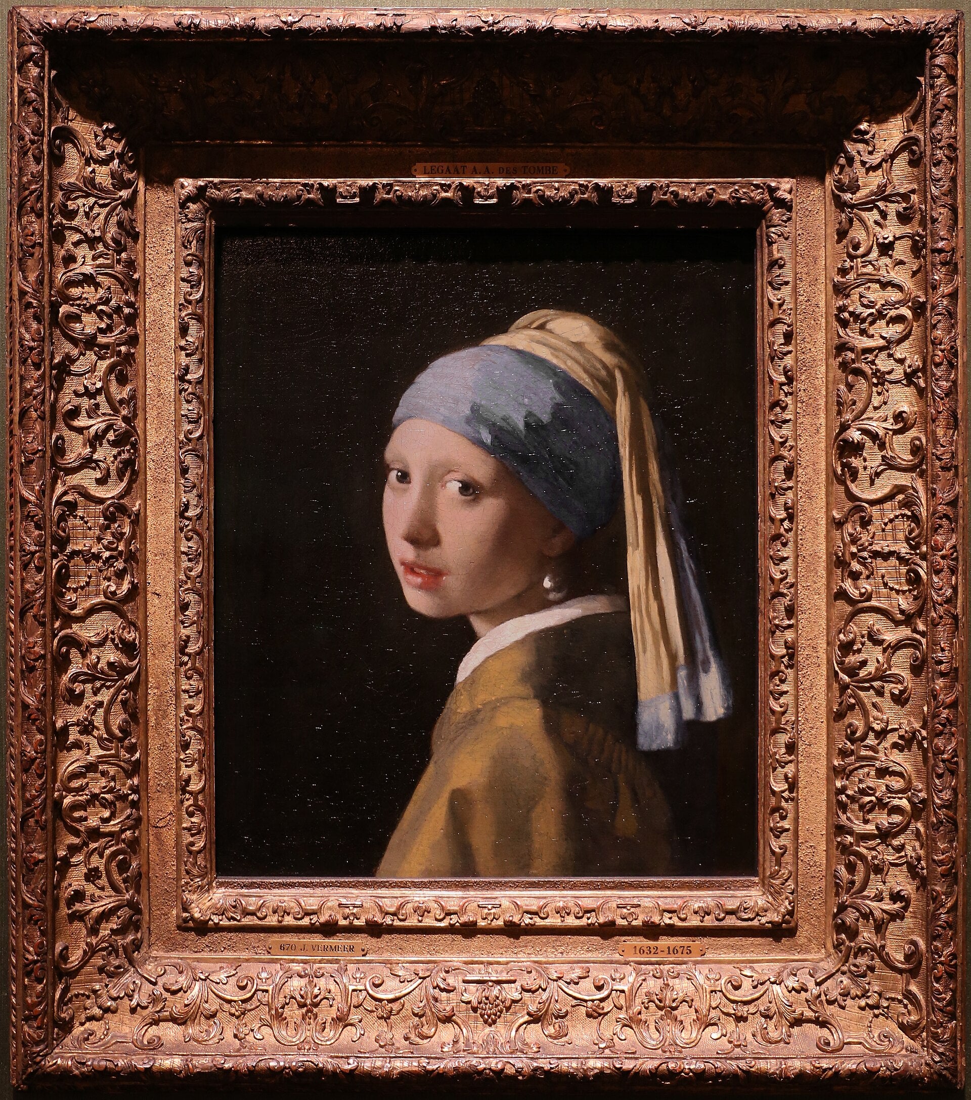 Jenta med perlen - Johannes Vermeer