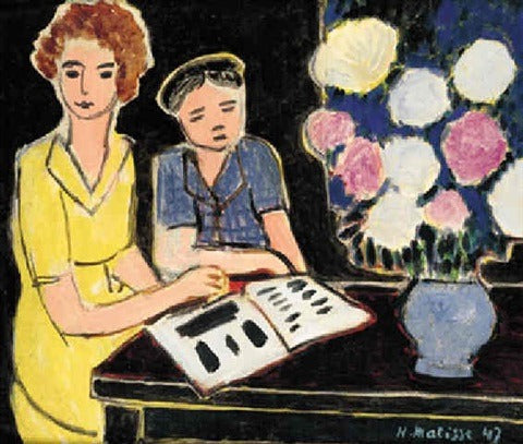 Reproduction du tableau « La Lecture - Henri Matisse » par Alpha Reproduction en peinture à l’huile