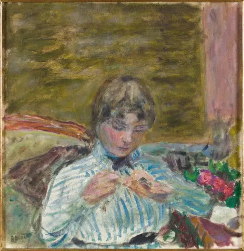 Reproduction du tableau « La Manucure - Pierre Bonnard » par Alpha Reproduction en peinture à l’huile