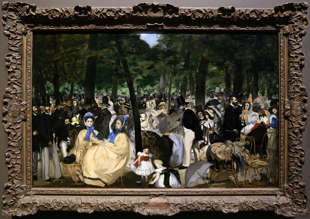 Musikk i Tuileriene - Édouard Manet