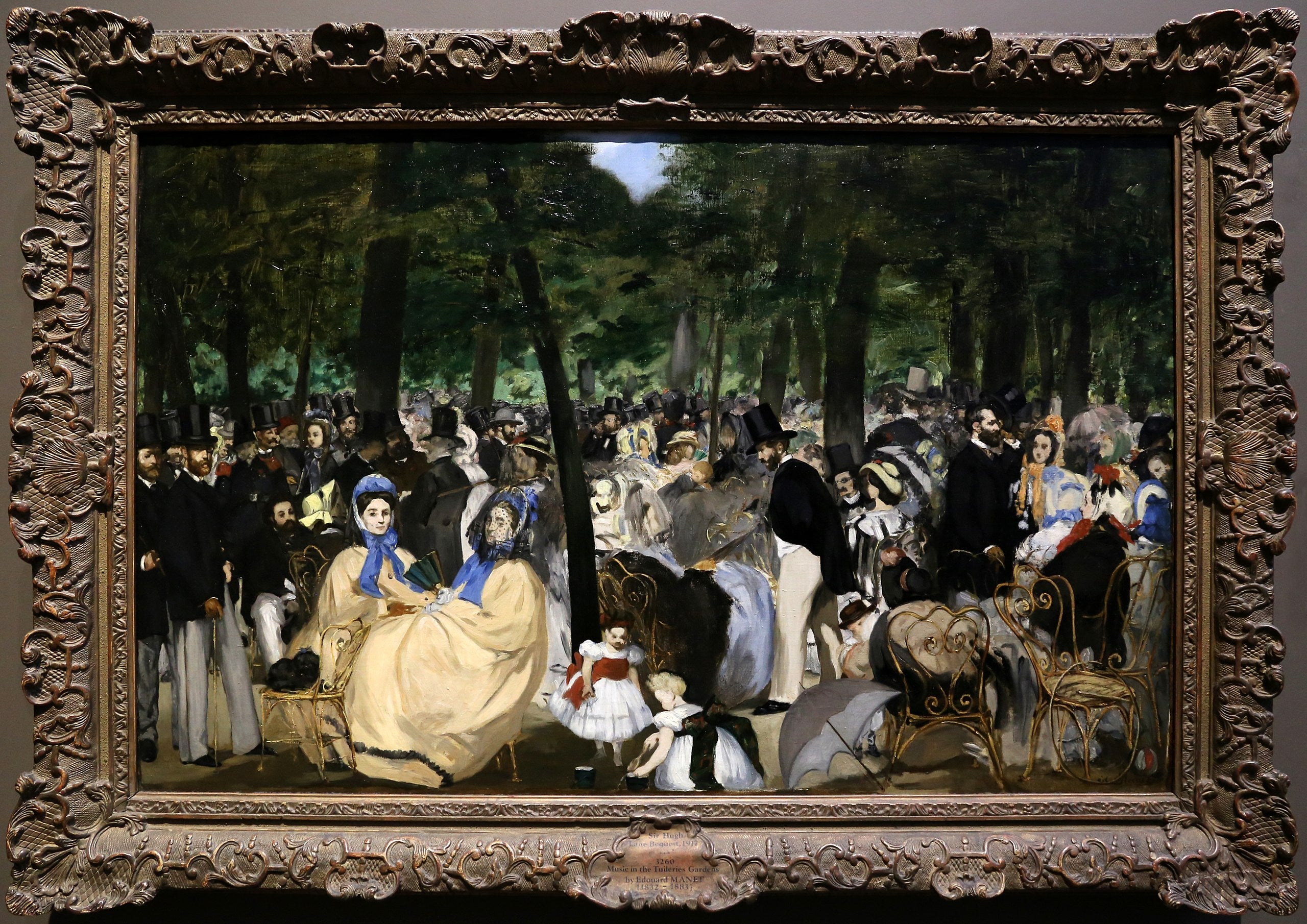Musikk i Tuileriene - Édouard Manet