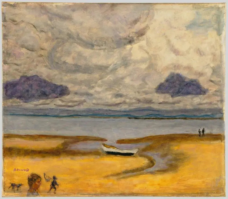 Reproduction du tableau « La Plage à marée basse - Pierre Bonnard » par Alpha Reproduction en peinture à l’huile