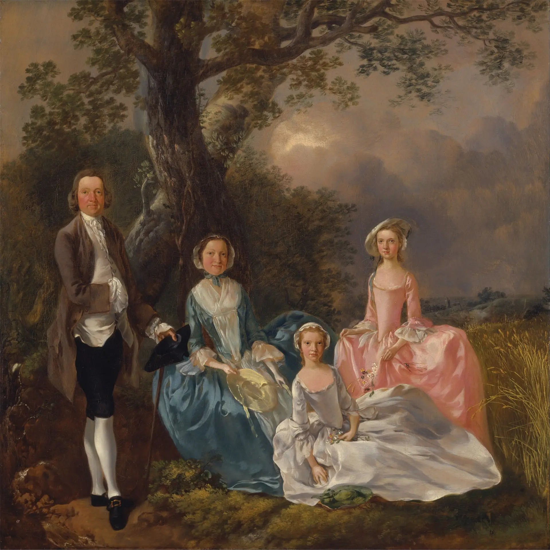 La famille Gravenor - Thomas Gainsborough - Alpha Reproduction