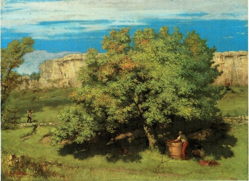 La vendange à Ornans, sous la Roche-du-Mont - Gustave Courbet
